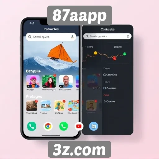 Interface do usuário do 87aapp recebe atualizações significativas